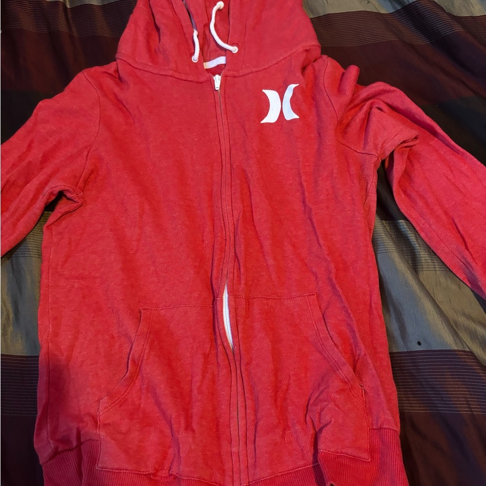 hurley, Sweatshirt, Red/Orange, Large